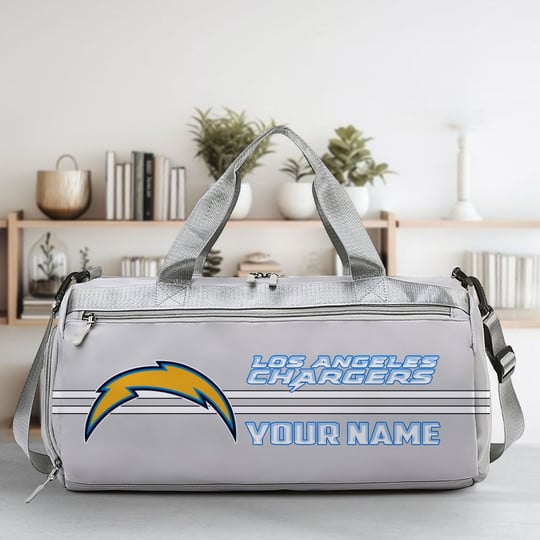 LIMITED EDITION - NEW CUSTOMIZED NFL09 LAC LOS ANGELES CHARGERS SPORTS FITNESS BAG