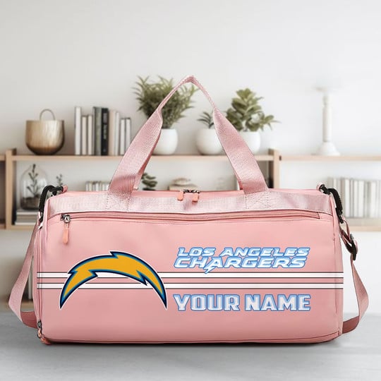 LIMITED EDITION - NEW CUSTOMIZED NFL09 LAC LOS ANGELES CHARGERS SPORTS FITNESS BAG