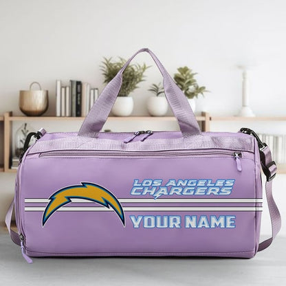 LIMITED EDITION - NEW CUSTOMIZED NFL09 LAC LOS ANGELES CHARGERS SPORTS FITNESS BAG