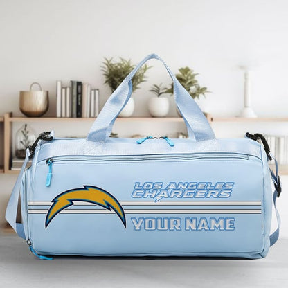 LIMITED EDITION - NEW CUSTOMIZED NFL09 LAC LOS ANGELES CHARGERS SPORTS FITNESS BAG