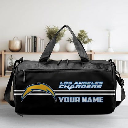 LIMITED EDITION - NEW CUSTOMIZED NFL09 LAC LOS ANGELES CHARGERS SPORTS FITNESS BAG