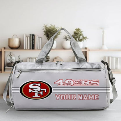 LIMITED EDITION - NEW CUSTOMIZED NFL11 SF49 SAN FRANCISCO 49ERS SPORTS FITNESS BAG