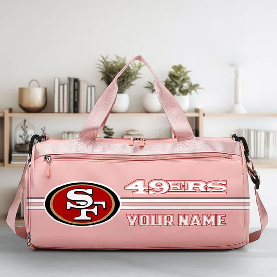 LIMITED EDITION - NEW CUSTOMIZED NFL11 SF49 SAN FRANCISCO 49ERS SPORTS FITNESS BAG