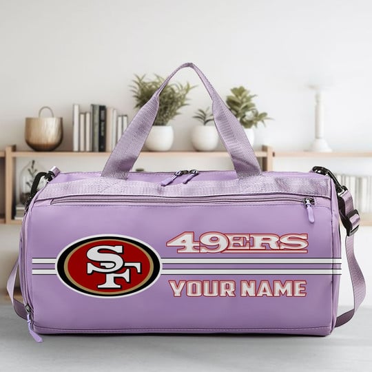 LIMITED EDITION - NEW CUSTOMIZED NFL11 SF49 SAN FRANCISCO 49ERS SPORTS FITNESS BAG
