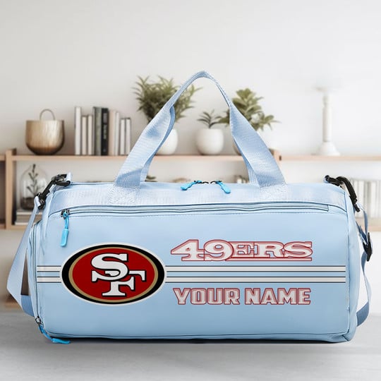 LIMITED EDITION - NEW CUSTOMIZED NFL11 SF49 SAN FRANCISCO 49ERS SPORTS FITNESS BAG