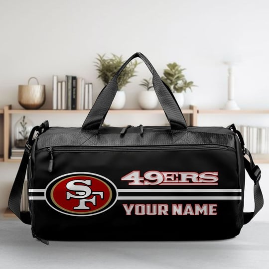 LIMITED EDITION - NEW CUSTOMIZED NFL11 SF49 SAN FRANCISCO 49ERS SPORTS FITNESS BAG