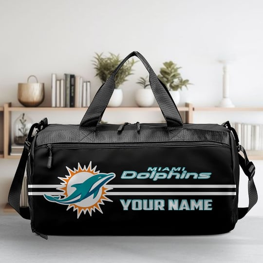 LIMITED EDITION - NEW CUSTOMIZED NFL19 MDP MIAMI DOLPHINS SPORTS FITNESS BAG