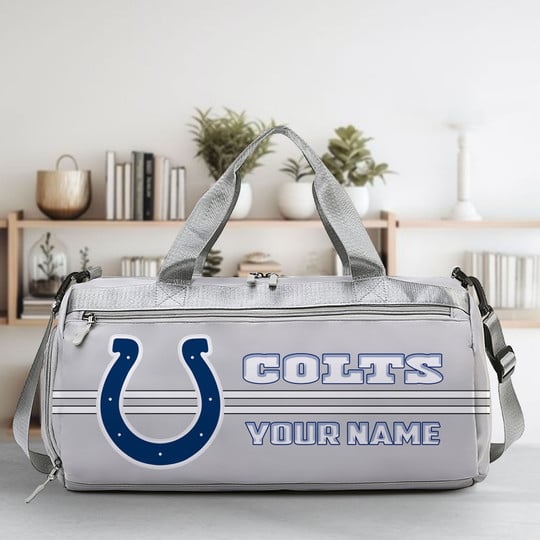 LIMITED EDITION - NEW CUSTOMIZED NFL17 IDC INDIANAPOLIS COLTS SPORTS FITNESS BAG