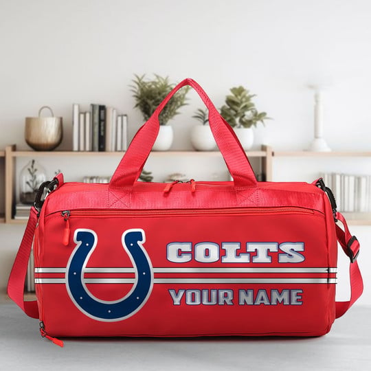 LIMITED EDITION - NEW CUSTOMIZED NFL17 IDC INDIANAPOLIS COLTS SPORTS FITNESS BAG