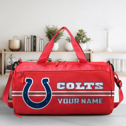 LIMITED EDITION - NEW CUSTOMIZED NFL17 IDC INDIANAPOLIS COLTS SPORTS FITNESS BAG