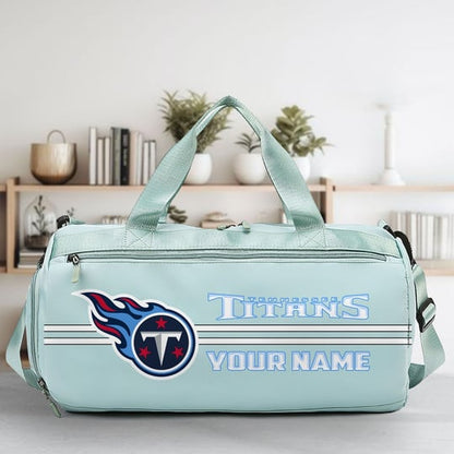 LIMITED EDITION - NEW CUSTOMIZED NFL31 TST TENNESSEE TITANS SPORTS FITNESS BAG