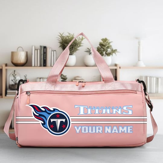 LIMITED EDITION - NEW CUSTOMIZED NFL31 TST TENNESSEE TITANS SPORTS FITNESS BAG