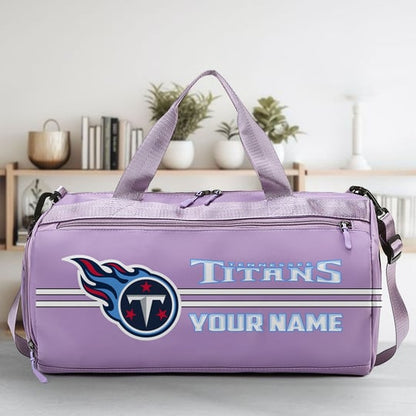 LIMITED EDITION - NEW CUSTOMIZED NFL31 TST TENNESSEE TITANS SPORTS FITNESS BAG