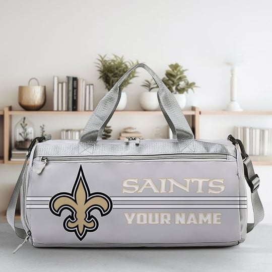 LIMITED EDITION - NEW CUSTOMIZED NFL24 NOS NEW ORLEANS SAINTS SPORTS FITNESS BAG