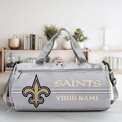 LIMITED EDITION - NEW CUSTOMIZED NFL24 NOS NEW ORLEANS SAINTS SPORTS FITNESS BAG