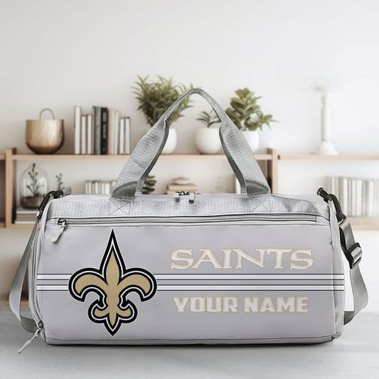 LIMITED EDITION - NEW CUSTOMIZED NFL24 NOS NEW ORLEANS SAINTS SPORTS FITNESS BAG