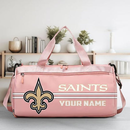 LIMITED EDITION - NEW CUSTOMIZED NFL24 NOS NEW ORLEANS SAINTS SPORTS FITNESS BAG