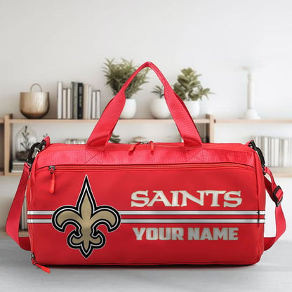 LIMITED EDITION - NEW CUSTOMIZED NFL24 NOS NEW ORLEANS SAINTS SPORTS FITNESS BAG