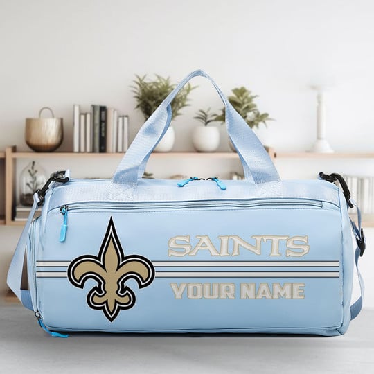 LIMITED EDITION - NEW CUSTOMIZED NFL24 NOS NEW ORLEANS SAINTS SPORTS FITNESS BAG