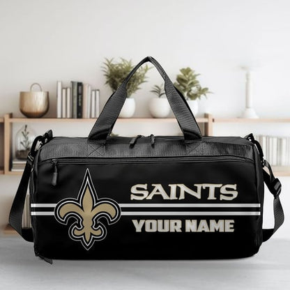 LIMITED EDITION - NEW CUSTOMIZED NFL24 NOS NEW ORLEANS SAINTS SPORTS FITNESS BAG