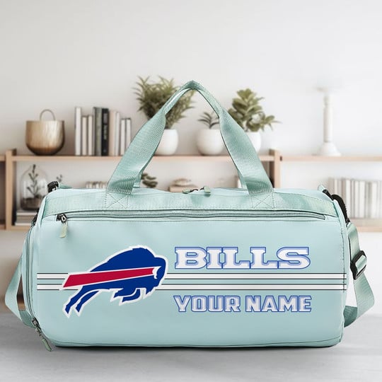 LIMITED EDITION - NEW CUSTOMIZED NFL03 BFB BUFFALO BILLS SPORTS FITNESS BAG