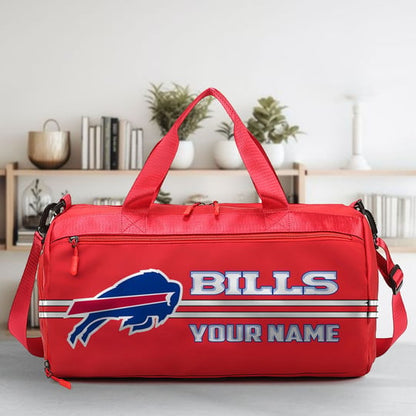LIMITED EDITION - NEW CUSTOMIZED NFL03 BFB BUFFALO BILLS SPORTS FITNESS BAG