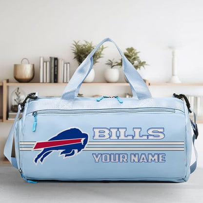 LIMITED EDITION - NEW CUSTOMIZED NFL03 BFB BUFFALO BILLS SPORTS FITNESS BAG