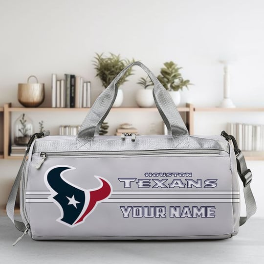 LIMITED EDITION - NEW CUSTOMIZED NFL15 HTT HOUSTON TEXANS SPORTS FITNESS BAG