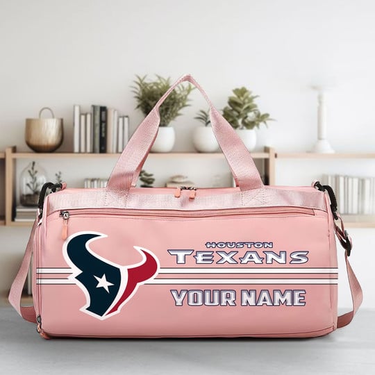 LIMITED EDITION - NEW CUSTOMIZED NFL15 HTT HOUSTON TEXANS SPORTS FITNESS BAG