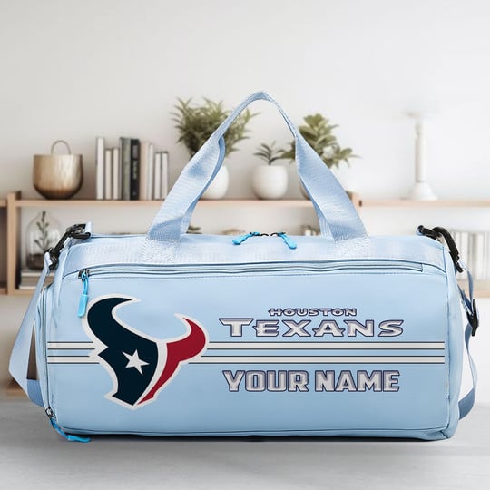 LIMITED EDITION - NEW CUSTOMIZED NFL15 HTT HOUSTON TEXANS SPORTS FITNESS BAG