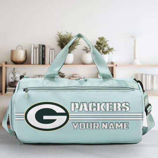 LIMITED EDITION - NEW CUSTOMIZED NFL08 GBP GREEN BAY PACKERS SPORTS FITNESS BAG