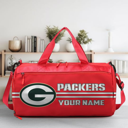 LIMITED EDITION - NEW CUSTOMIZED NFL08 GBP GREEN BAY PACKERS SPORTS FITNESS BAG