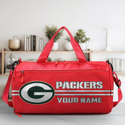 LIMITED EDITION - NEW CUSTOMIZED NFL08 GBP GREEN BAY PACKERS SPORTS FITNESS BAG