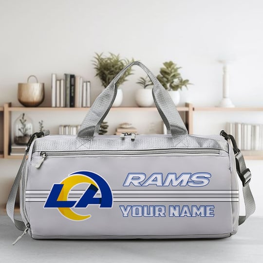 LIMITED EDITION - NEW CUSTOMIZED NFL22 LAR LOS ANGELES RAMS SPORTS FITNESS BAG
