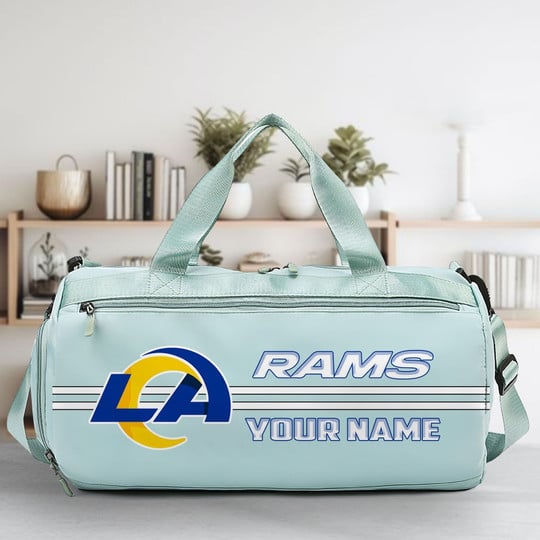 LIMITED EDITION - NEW CUSTOMIZED NFL22 LAR LOS ANGELES RAMS SPORTS FITNESS BAG