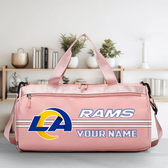 LIMITED EDITION - NEW CUSTOMIZED NFL22 LAR LOS ANGELES RAMS SPORTS FITNESS BAG