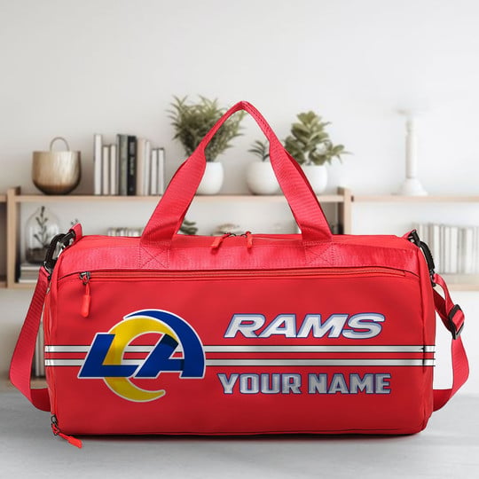 LIMITED EDITION - NEW CUSTOMIZED NFL22 LAR LOS ANGELES RAMS SPORTS FITNESS BAG