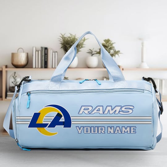 LIMITED EDITION - NEW CUSTOMIZED NFL22 LAR LOS ANGELES RAMS SPORTS FITNESS BAG