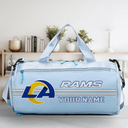 LIMITED EDITION - NEW CUSTOMIZED NFL22 LAR LOS ANGELES RAMS SPORTS FITNESS BAG