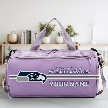 LIMITED EDITION - NEW CUSTOMIZED NFL06 SSH SEATTLE SEAHAWKS SPORTS FITNESS BAG