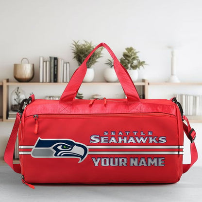 LIMITED EDITION - NEW CUSTOMIZED NFL06 SSH SEATTLE SEAHAWKS SPORTS FITNESS BAG