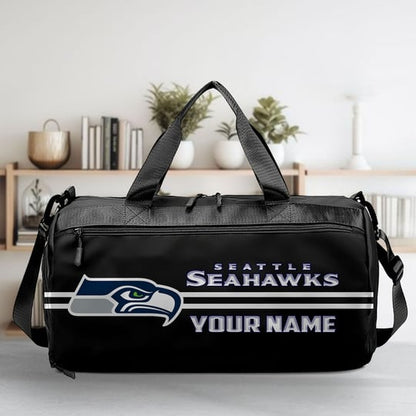 LIMITED EDITION - NEW CUSTOMIZED NFL06 SSH SEATTLE SEAHAWKS SPORTS FITNESS BAG