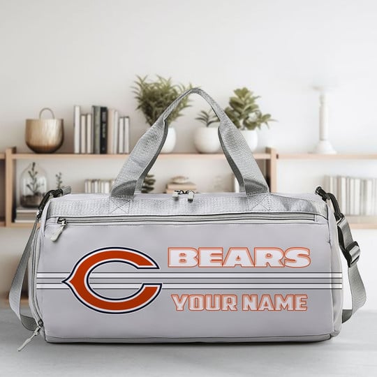 LIMITED EDITION - NEW CUSTOMIZED NFL26 CCB CHICAGO BEARS SPORTS FITNESS BAG