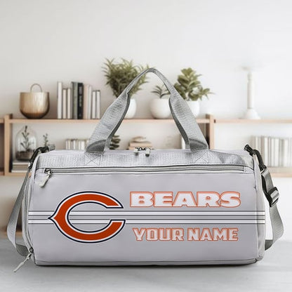 LIMITED EDITION - NEW CUSTOMIZED NFL26 CCB CHICAGO BEARS SPORTS FITNESS BAG