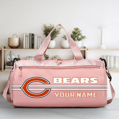 LIMITED EDITION - NEW CUSTOMIZED NFL26 CCB CHICAGO BEARS SPORTS FITNESS BAG