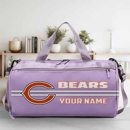 LIMITED EDITION - NEW CUSTOMIZED NFL26 CCB CHICAGO BEARS SPORTS FITNESS BAG