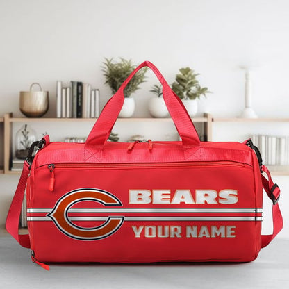 LIMITED EDITION - NEW CUSTOMIZED NFL26 CCB CHICAGO BEARS SPORTS FITNESS BAG