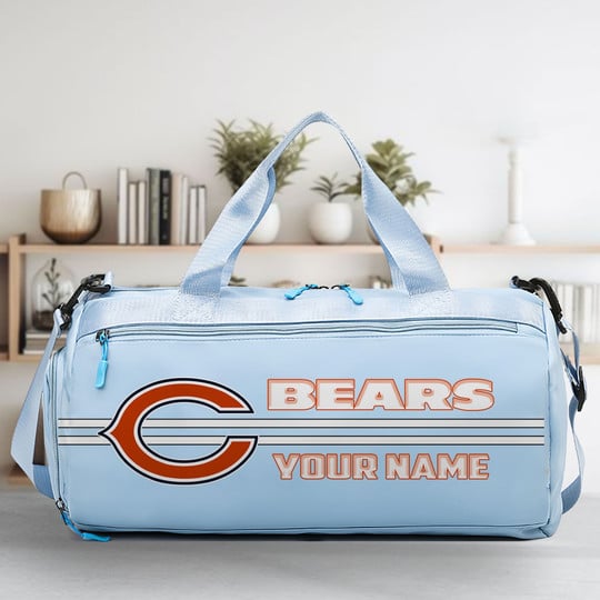 LIMITED EDITION - NEW CUSTOMIZED NFL26 CCB CHICAGO BEARS SPORTS FITNESS BAG