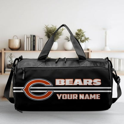 LIMITED EDITION - NEW CUSTOMIZED NFL26 CCB CHICAGO BEARS SPORTS FITNESS BAG