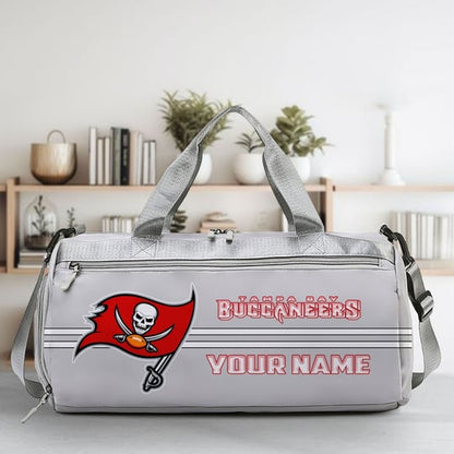LIMITED EDITION - NEW CUSTOMIZED NFL10 TBB TAMPA BAY BUCCANEERS SPORTS FITNESS BAG